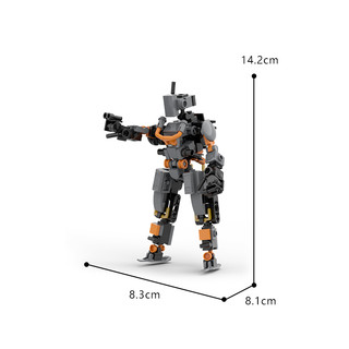 Bộ Đồ Chơi Lắp Ráp Robot Mini 162 Mảnh Cho Bé