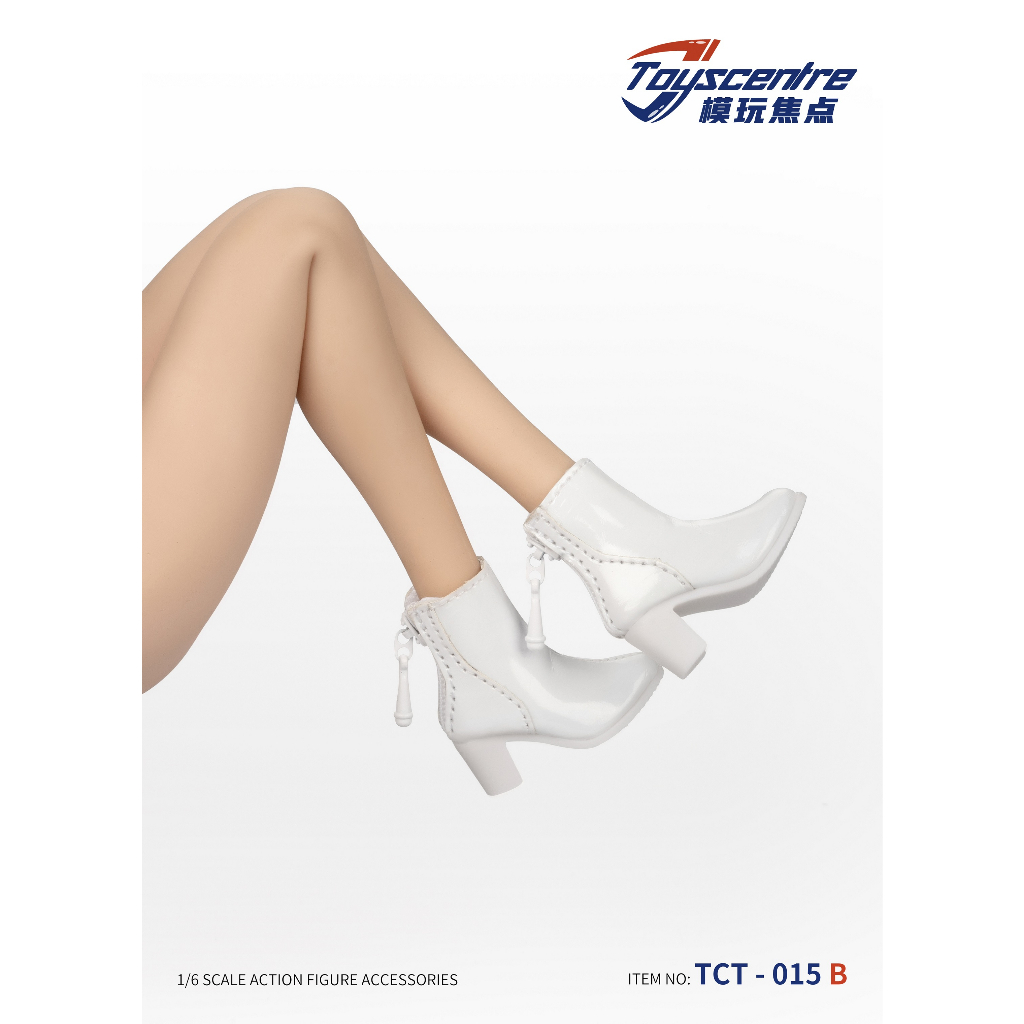 Giày Boot Cổ Ngắn TCT-015 1 / 6 Cho Mô Hình Nhân Vật 12 ''
