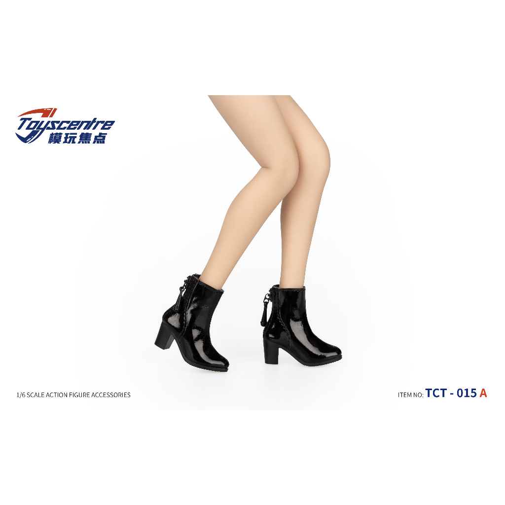 Giày Boot Cổ Ngắn TCT-015 1 / 6 Cho Mô Hình Nhân Vật 12 ''