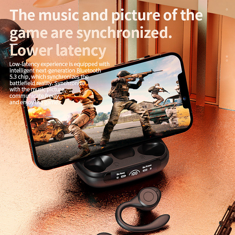 Tai Nghe Treo Vành Tai Y7 Kết Nối Bluetooth Không Dây Có Màn Hình Kỹ Thuật Số tws Phong Cách Thể Thao