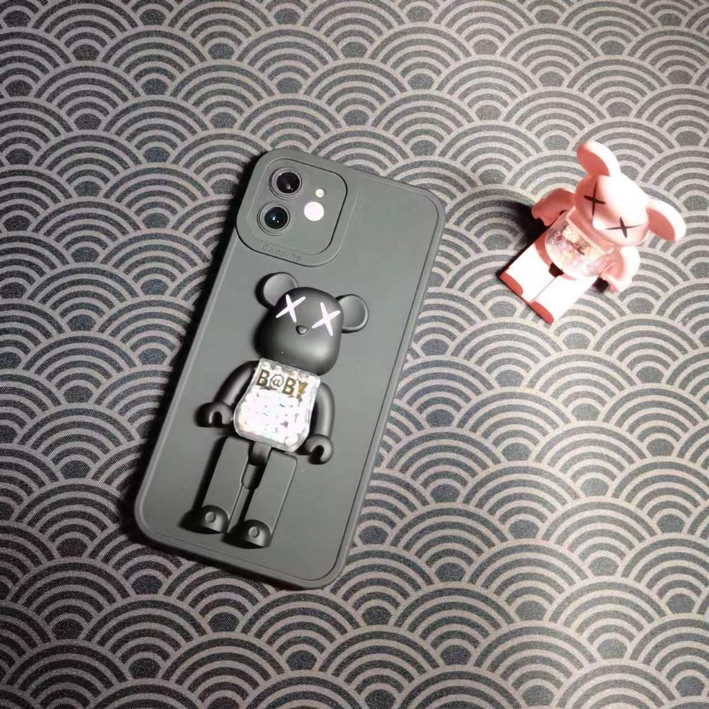 Ốp Điện Thoại Hình Gấu 3D Chống Sốc Cho iPhone 14Promax 14Pro 14 13Promax 13Pro 13 12 11 X 8P 7P