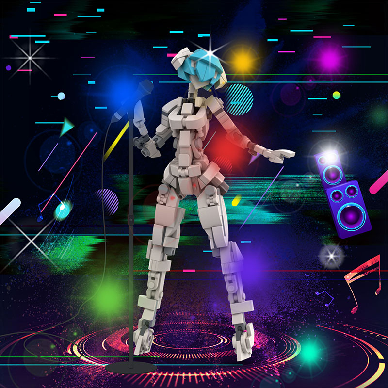 Đồ Chơi Lắp Ráp Robot Điện Thoại Di Động 229 Mảnh Ghép Cho Bé Gái