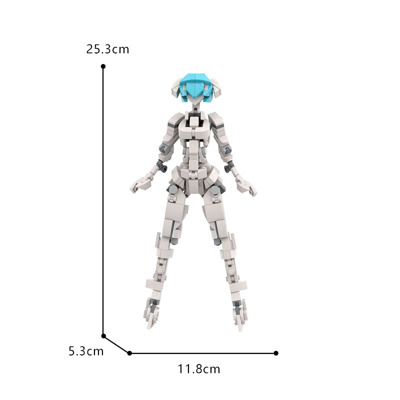 Đồ Chơi Lắp Ráp Robot Điện Thoại Di Động 229 Mảnh Ghép Cho Bé Gái
