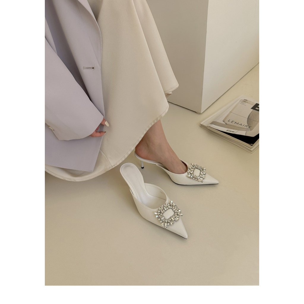 Giày Cao Gót Đính Đá Sang Trọng Hợp Thời Trang 2023 Cho Bạn Gái