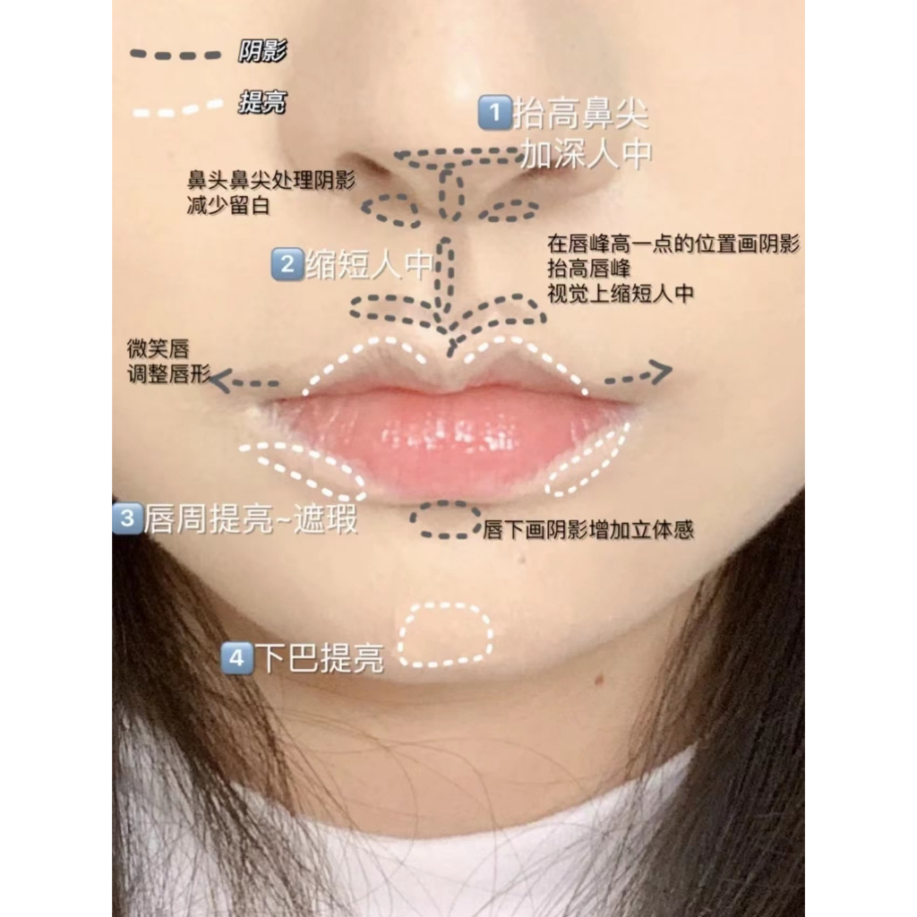 Bút Tạo Khối Hai Đầu Bắt Sáng Che Khuyết Điểm Ba Chiều