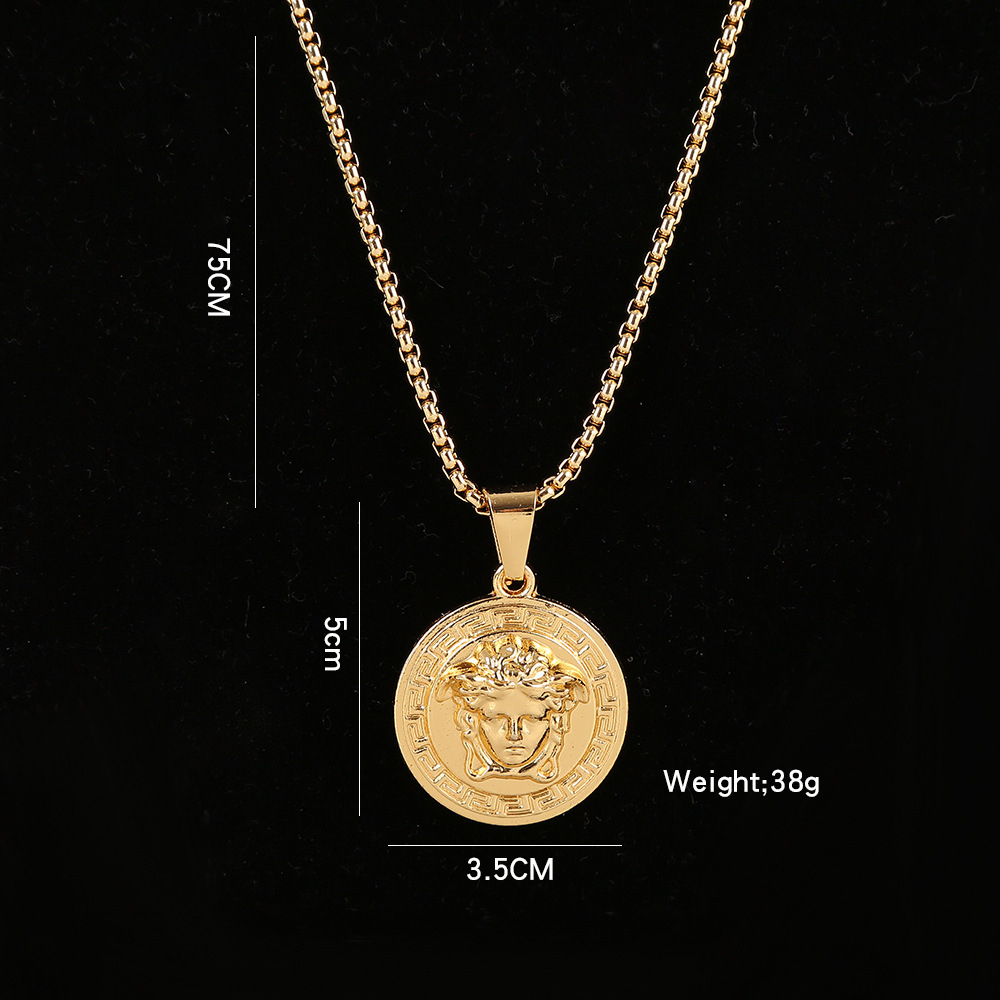 Vòng Tay Dây Bện Mặt Kim Loại Hình Đầu Lâu Phong Cách Retro Thời Trang Cho Nam Nữ