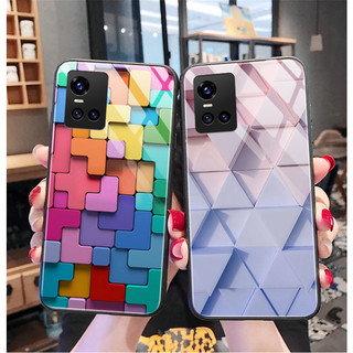 Ốp Điện Thoại Kính Cường Lực 3D Cho Vivo V20 pro V27 V25 V25e V23 pro V23e V19 V17 V15 V11i V20se V21 V21e Y15S Y17 Y15A Y12 Y11 Y15 Y19
