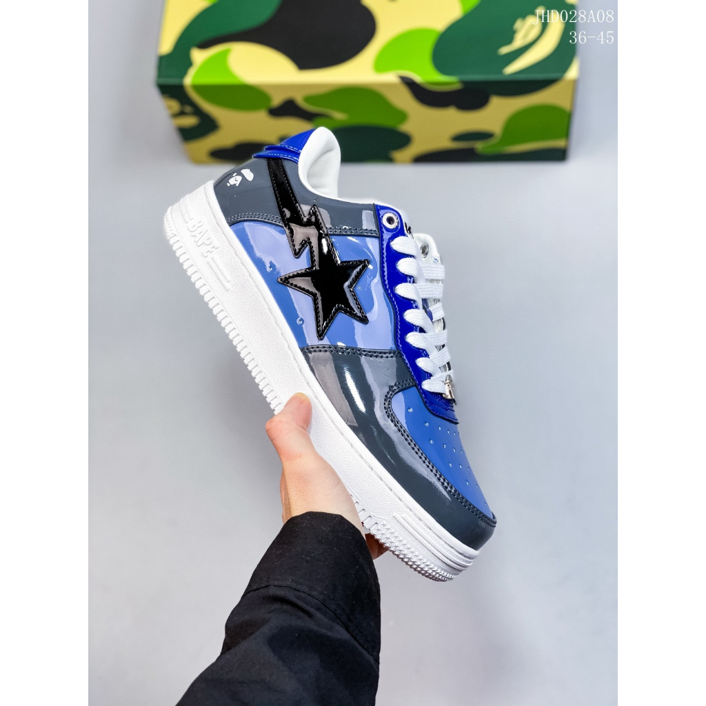 Giày Thể Thao BAPE x Air Force 1  Cổ Thấp Màu Đen