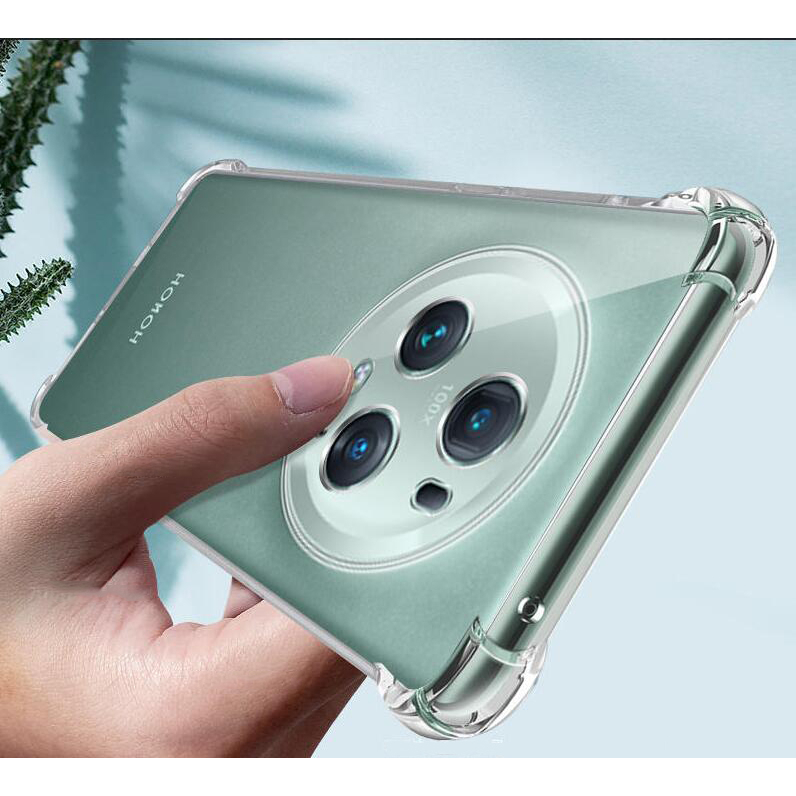 Ốp Điện Thoại Silicon Trong Suốt Có Túi Khí Chống Sốc Bảo Vệ Camera Cho Honor Magic 5 4 3 Pro