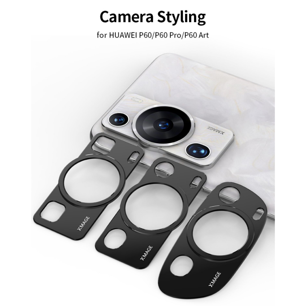 Ốp Điện Thoại Hợp Kim Nhôm Bảo Vệ Camera Sau Cho Huawei P60 P60Pro P60Art