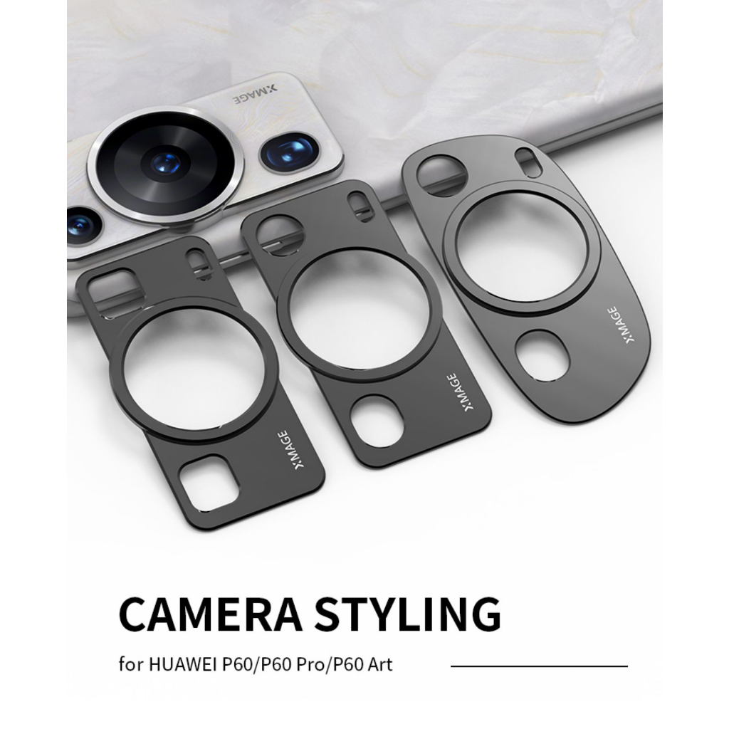 Ốp Điện Thoại Hợp Kim Nhôm Bảo Vệ Camera Sau Cho Huawei P60 P60Pro P60Art