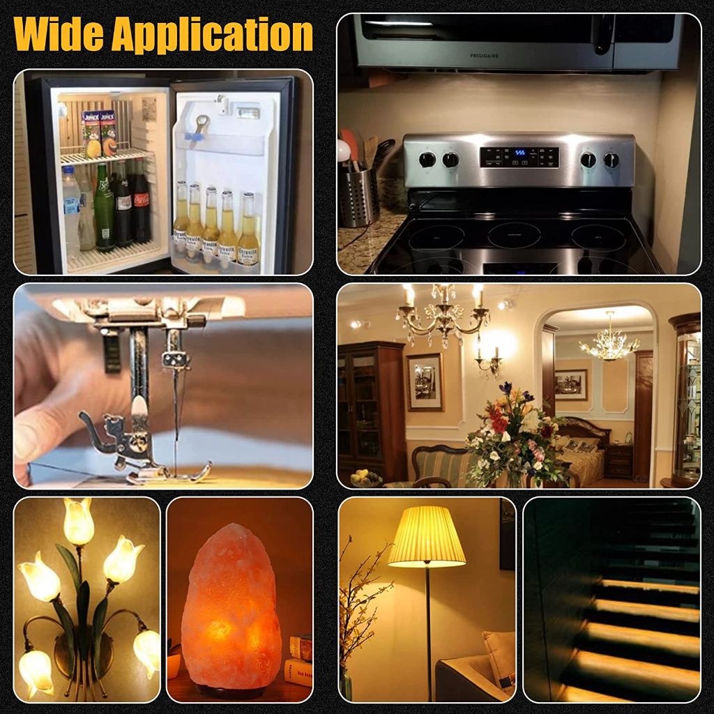 Set 3 Bóng Đèn LED E12 E14 T22 1W Ánh Sáng Trắng Ấm / Lạnh 10W Trang Trí Nhà Cửa