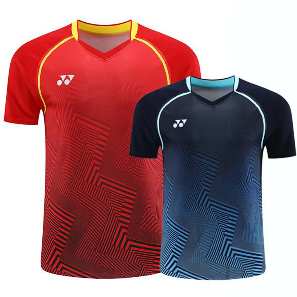 Bộ Quần Áo Tập Đánh Cầu Lông / Tennis Jersey Tay Ngắn Nhanh Khô Cho Nam Và Nữ Mới