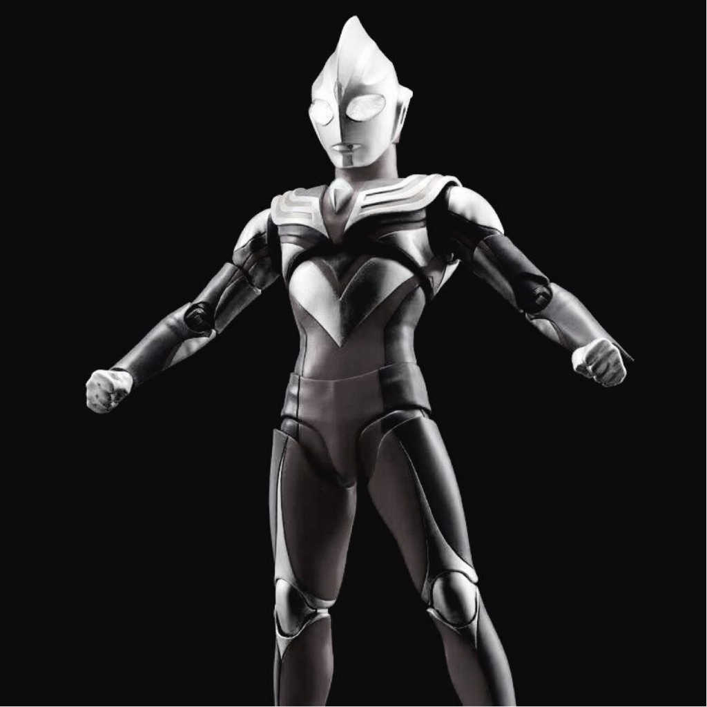 S.h.figuarts Mô Hình Đồ Chơi Nhân Vật Ultraman Tiga Trong Phim Hoạt Hình "Cậu Bé Bút Chì"