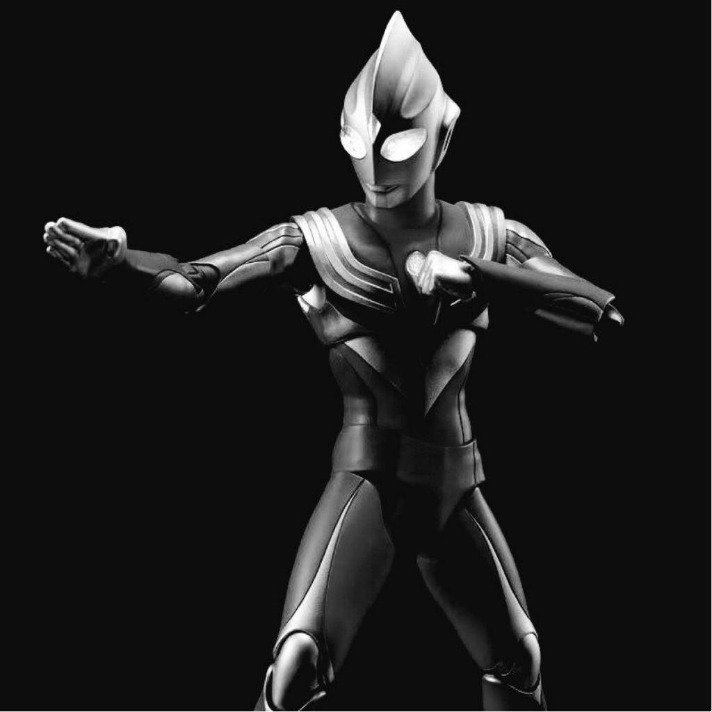 S.h.figuarts Mô Hình Đồ Chơi Nhân Vật Ultraman Tiga Trong Phim Hoạt Hình "Cậu Bé Bút Chì"