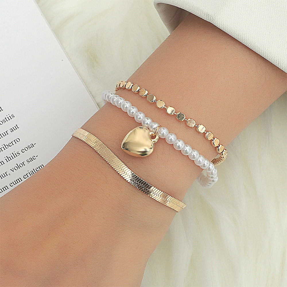 Set 3 Vòng Tay Chuỗi Hạt Thời Trang Cho Nữ