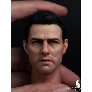 Đầu mô hình đầu điêu khắc tom cruise tg003 1 / 6 12 inch