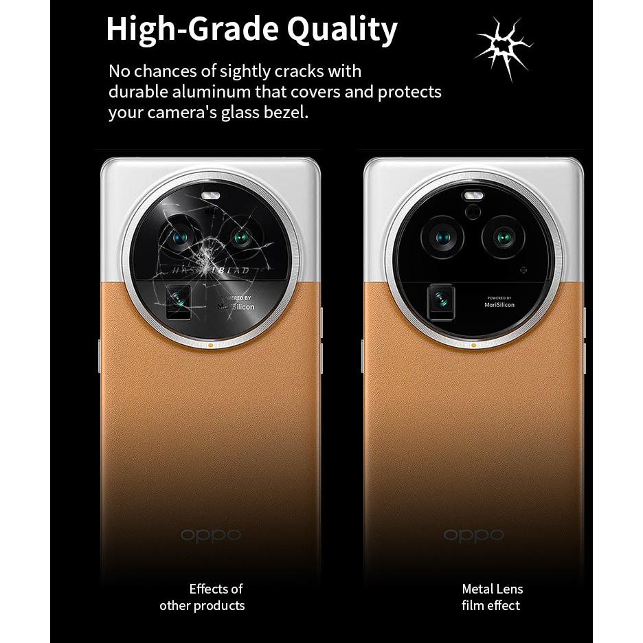 Ốp Điện Thoại Hợp Kim Nhôm Bảo Vệ Camera Sau Cho OPPO Find X6 X6Pro