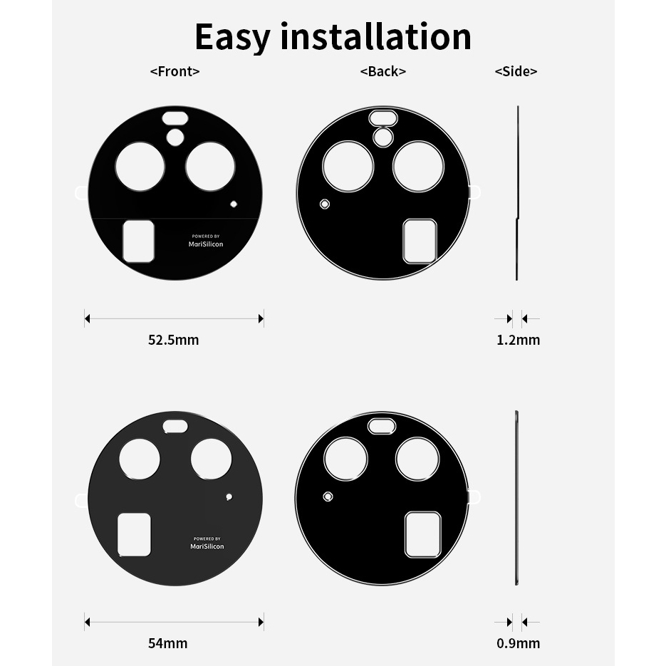 Ốp Điện Thoại Hợp Kim Nhôm Bảo Vệ Camera Sau Cho OPPO Find X6 X6Pro