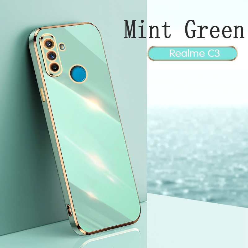 Ốp ĐiệN ThoạI Mạ VàNg Cho Realme C3