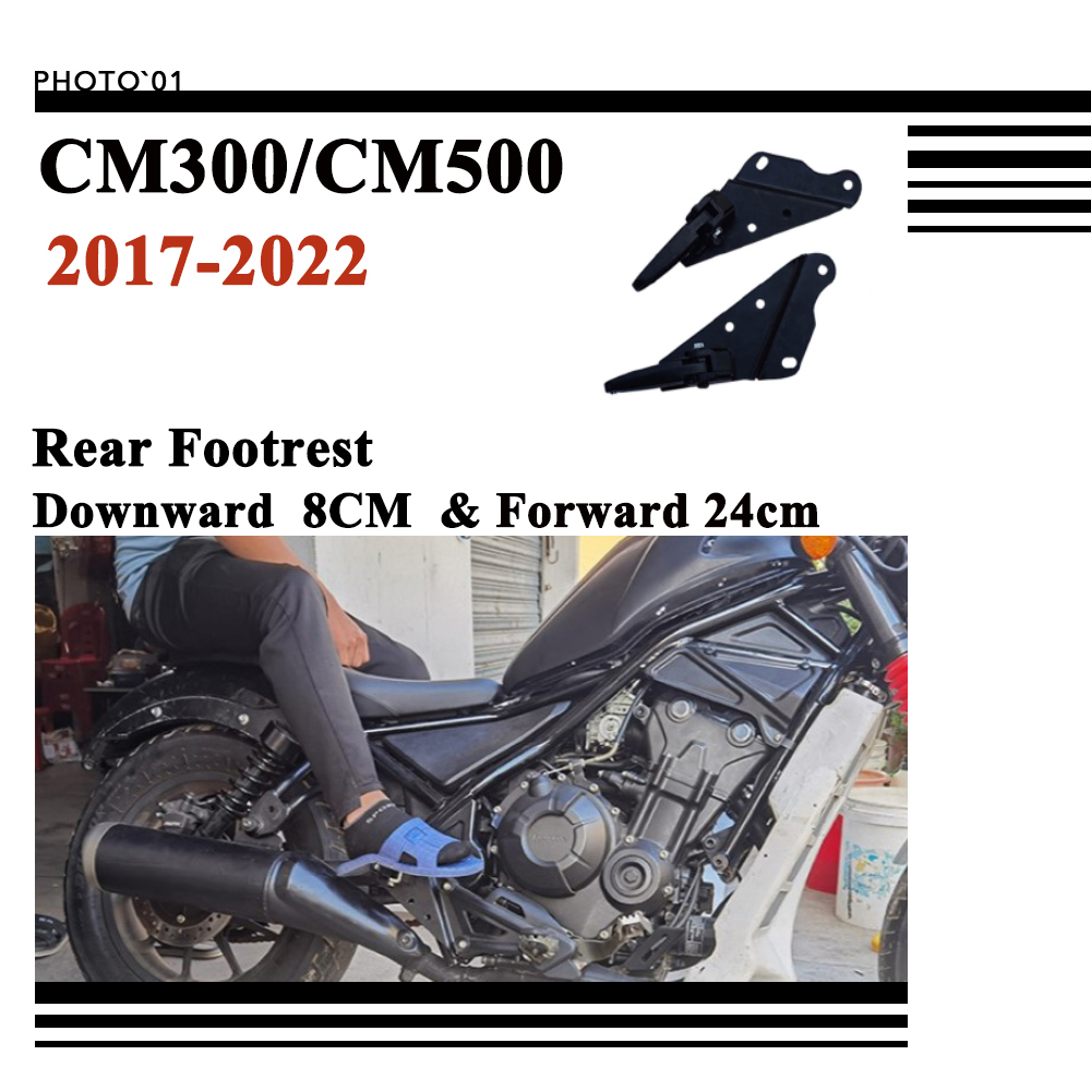 Bàn Đạp Để Chân Cho Xe Honda Rebel 300 500 CM300 CM500