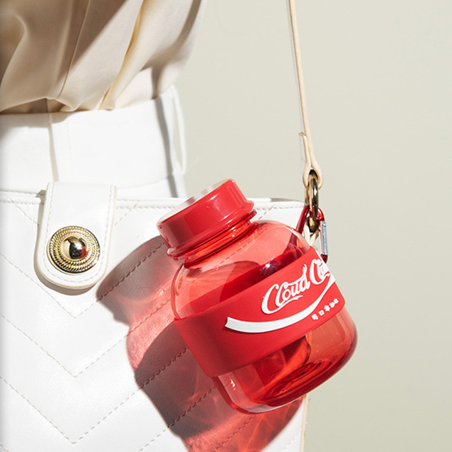 Bình Nước Bằng Nhựa Chịu Nhiệt Cao Thiết Kế Hình Chim Cánh Cụt Hoạt Hình Sáng Tạo