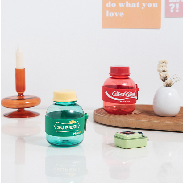 Bình Nước Bằng Nhựa Chịu Nhiệt Cao Thiết Kế Hình Chim Cánh Cụt Hoạt Hình Sáng Tạo