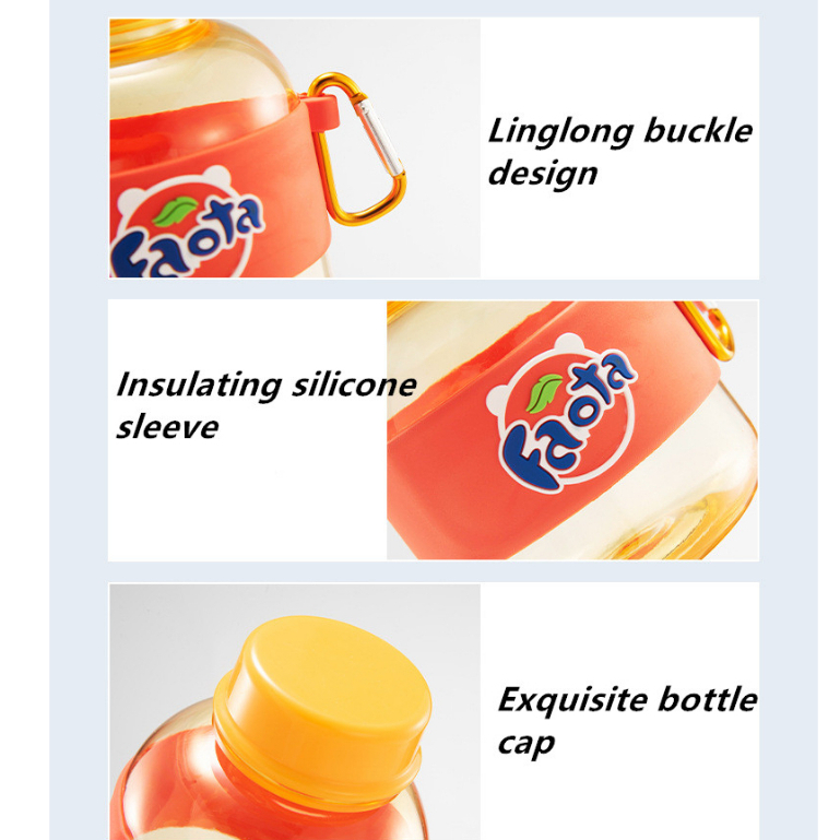 Bình Nước Bằng Nhựa Chịu Nhiệt Cao Thiết Kế Hình Chim Cánh Cụt Hoạt Hình Sáng Tạo