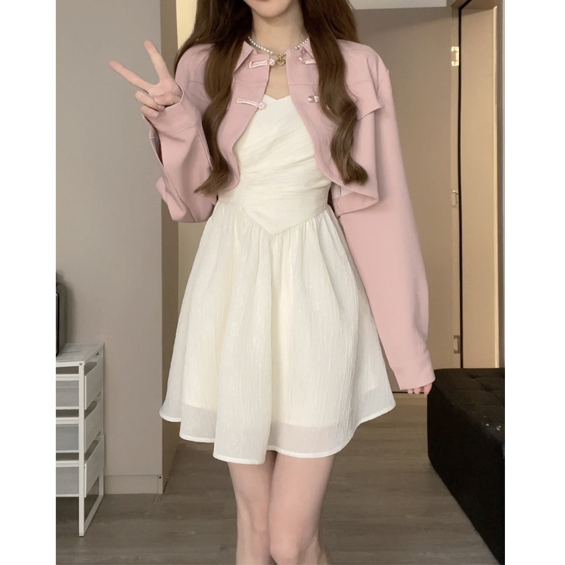 Đầm Nữ Hai Dây Nhấn Eo Tôn Dáng Hợp Thời Trang Hè Phong Cách Kiểu Pháp Cho Nữ