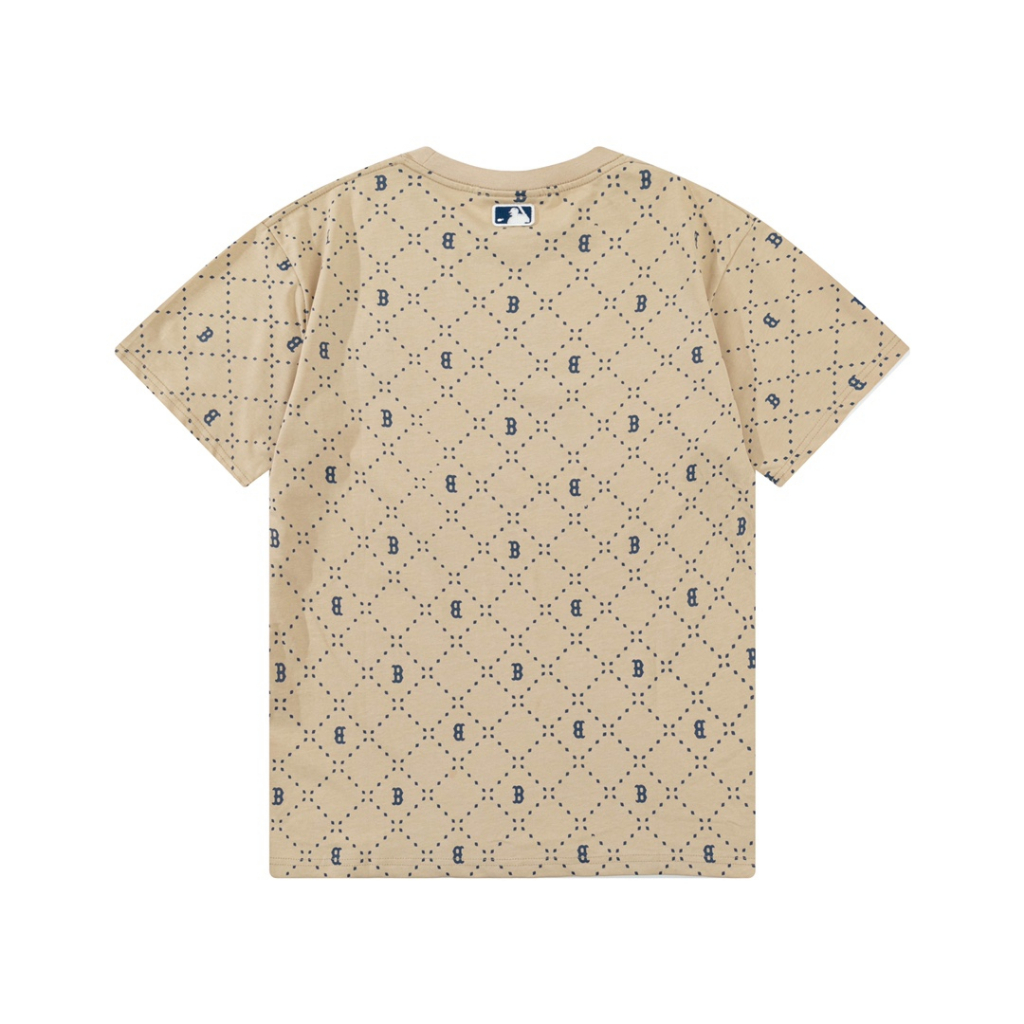 Áo Thun cotton Tay Ngắn In Chữ MLB Cá Tính Hợp Thời Trang