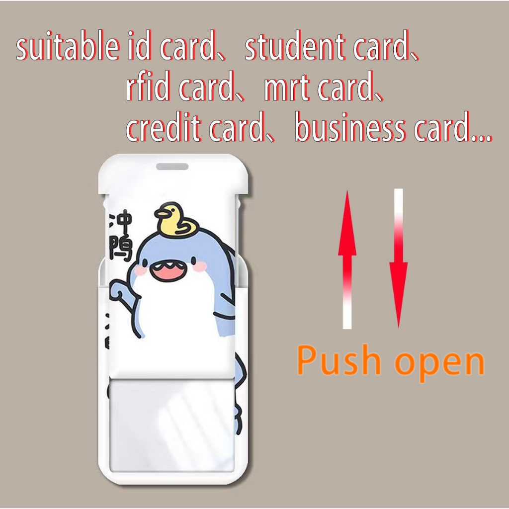 Ốp Điện Thoại Chống Nước Đựng Thẻ Id Thẻ Danh Thiếp Hình One Piece Dành Cho Học Sinh