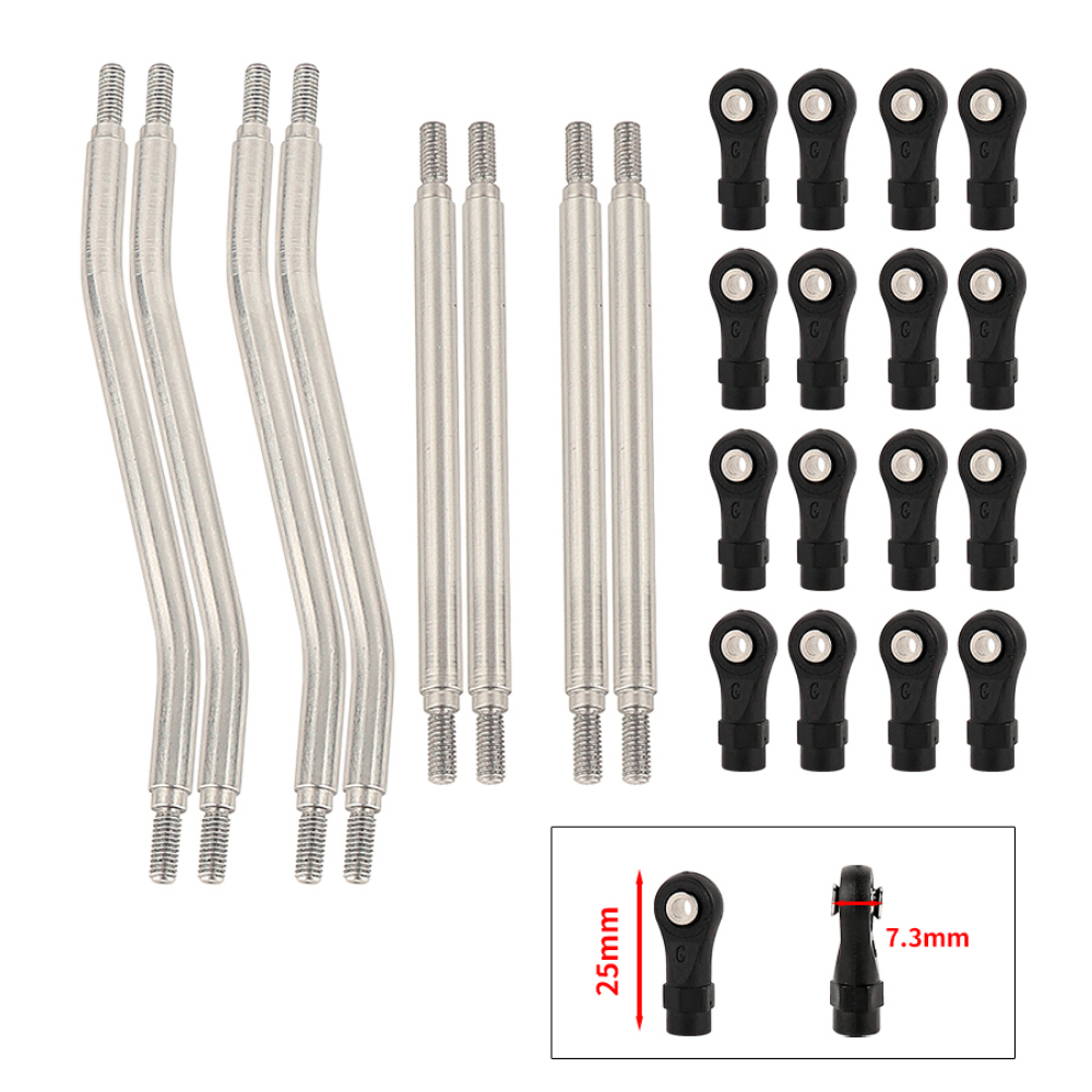 Bộ Thanh Nối Bằng Thép Gắn Vô Lăng Xe RC Crawler Axial Capra 1.9 UTB AXI03004