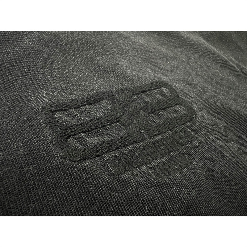 Bale Áo Thun Ngắn Tay Thêu Logo Biểu Tượng Đường Phố Chất Lượng Cao Thời Trang