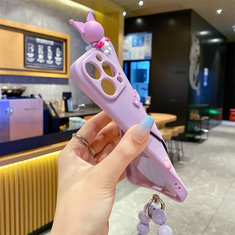 Ốp Điện Thoại Dẻo Họa Tiết Hoạt Hình kuromi Dễ Thương Cho iphone 15 13 14 12 11 pro x xs max xr 6 6s 7 8 plus