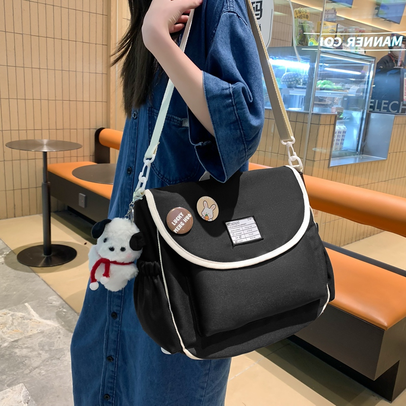 Túi đeo chéo PRETTYZYS sức chứa lớn phong cách Hàn Quốc 2023 cho bạn gái tuổi teen