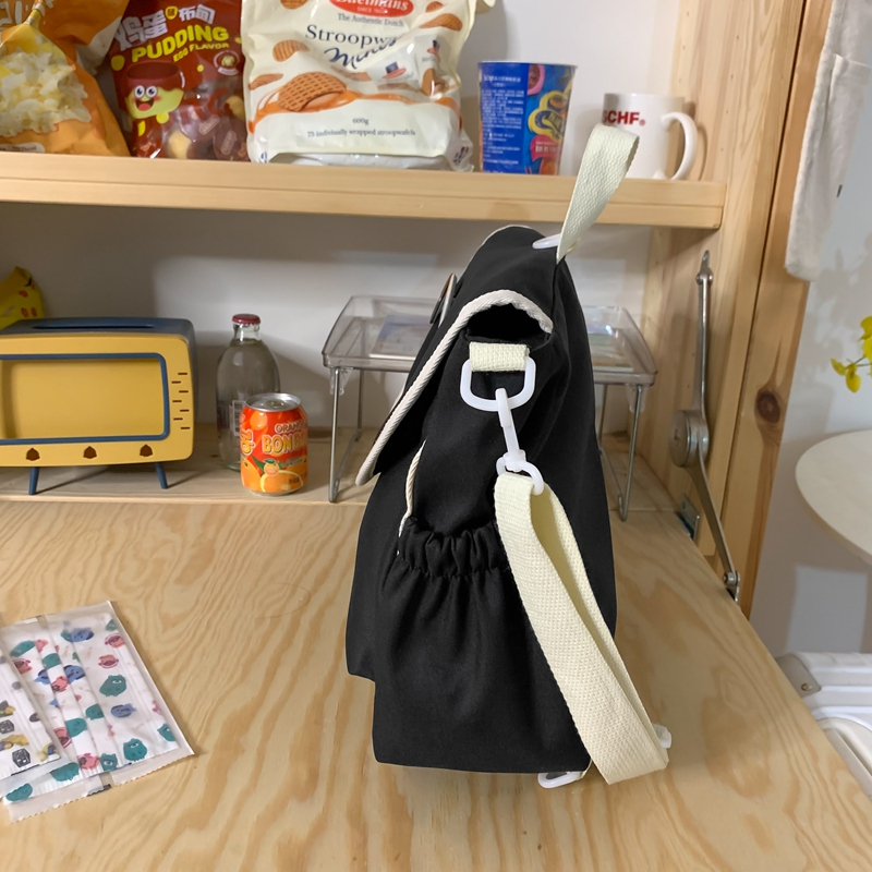 Túi đeo chéo PRETTYZYS sức chứa lớn phong cách Hàn Quốc 2023 cho bạn gái tuổi teen