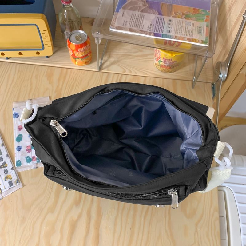 Túi đeo chéo PRETTYZYS sức chứa lớn phong cách Hàn Quốc 2023 cho bạn gái tuổi teen