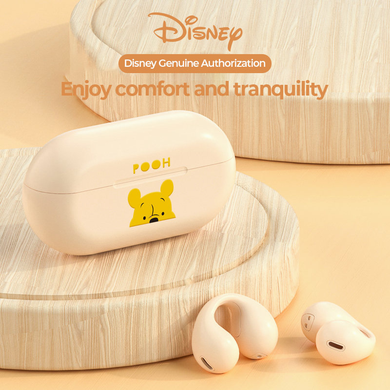 Tai Nghe Bluetooth 5.3 P77 Dạng Kẹp Vành Tai Chống Thấm Nước Có Micro Âm Thanh HIFI Kiểu Dáng Thể Thao Disney