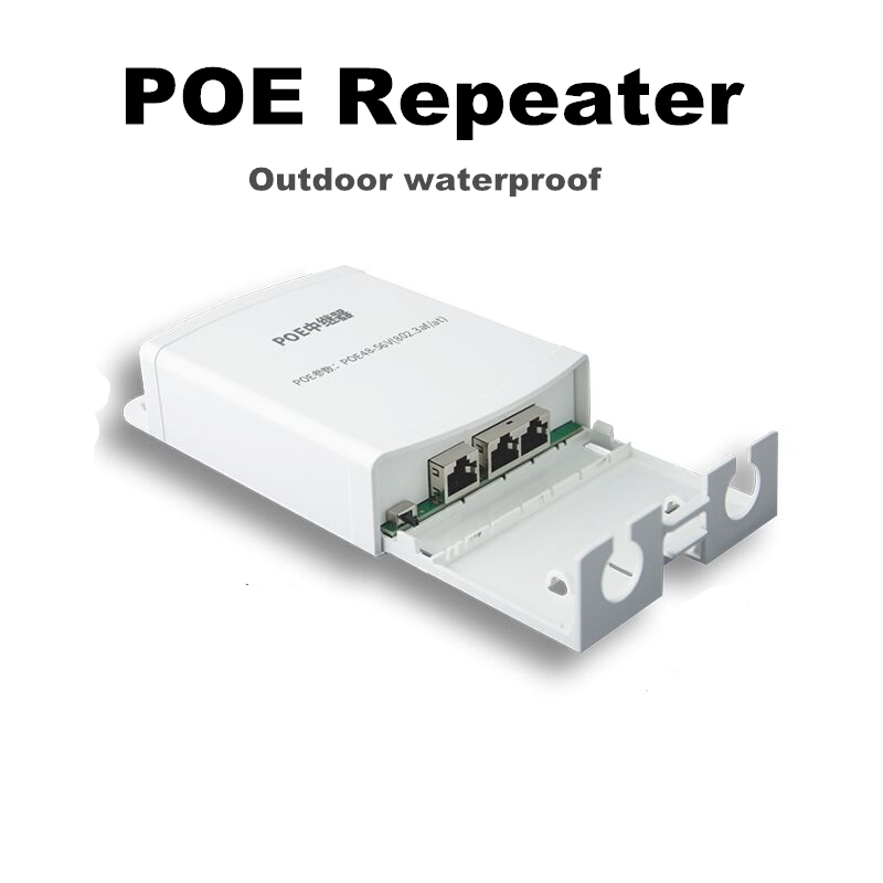 Công tắc mạng POE Extender Outdoor Waterproof 200m Network Extension 1 In 4 Output POE Repeater Switch