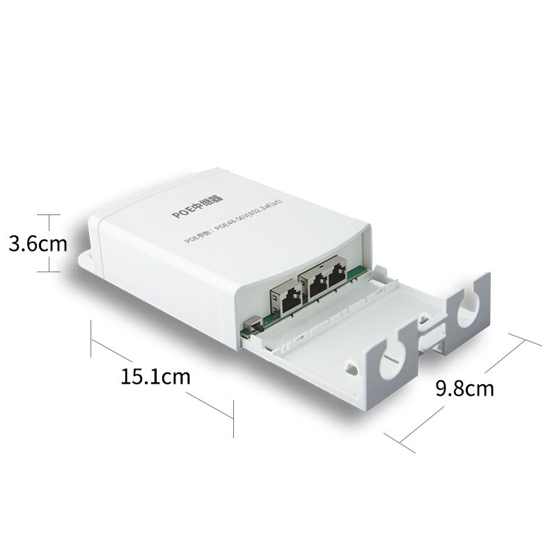 Công tắc mạng POE Extender Outdoor Waterproof 200m Network Extension 1 In 4 Output POE Repeater Switch