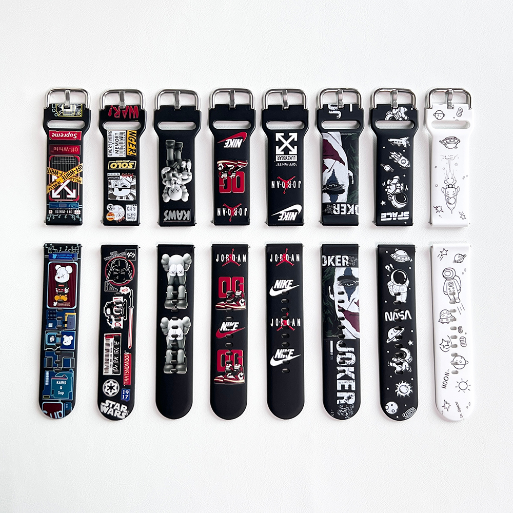 Dây Đeo Silicon Họa Tiết Rằn Ri Cho Đồng Hồ Thông Minh HUAWEI WATCH GT3 46mm 42mm