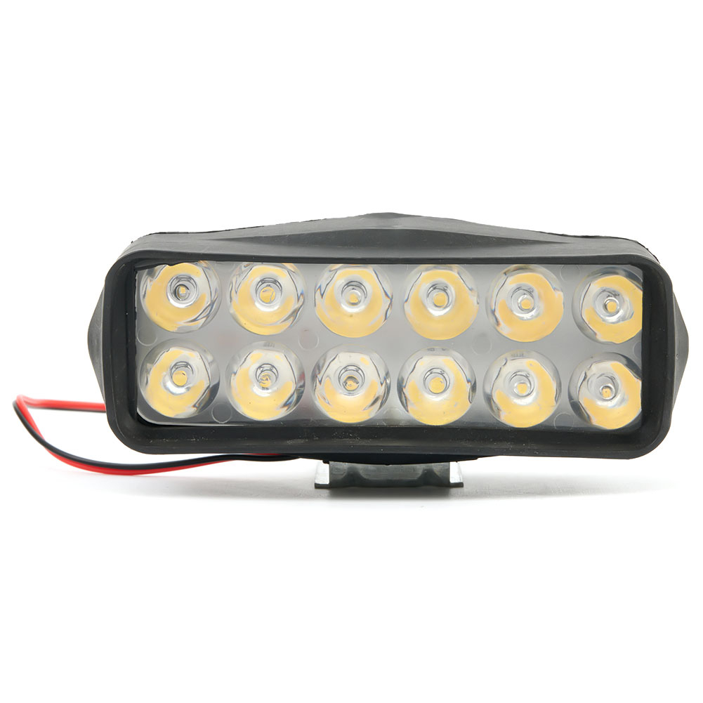 Đèn Pha LED 12 Bóng 36W Chuyên Dụng Cho Xe Mô Tô  chỉ báo đèn 9-85V trắng siêu sáng