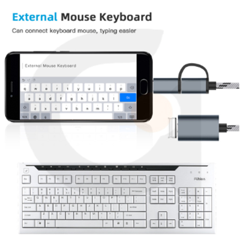 Đầu Chuyển Đổi Từ Cổng Micro USB Sang Type-C + Android