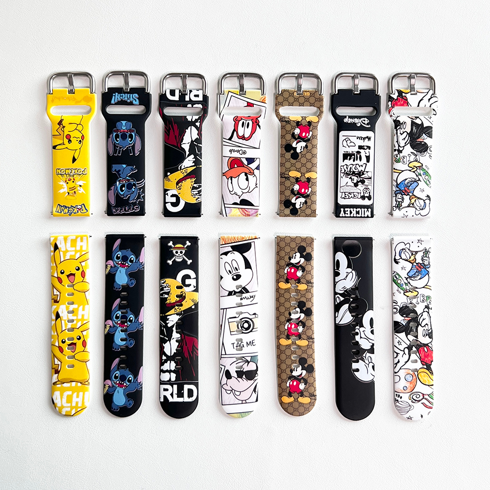 Dây Đeo Silicon Họa Tiết Rằn Ri Cho Đồng Hồ Thông Minh Xiaomi Mi Màu Sắc