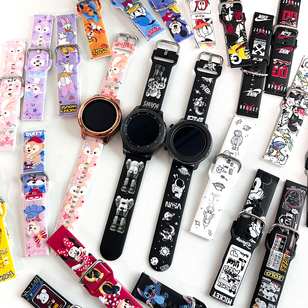 Dây Đeo Silicon Họa Tiết Rằn Ri Cho Đồng Hồ Thông Minh Xiaomi Mi Màu Sắc