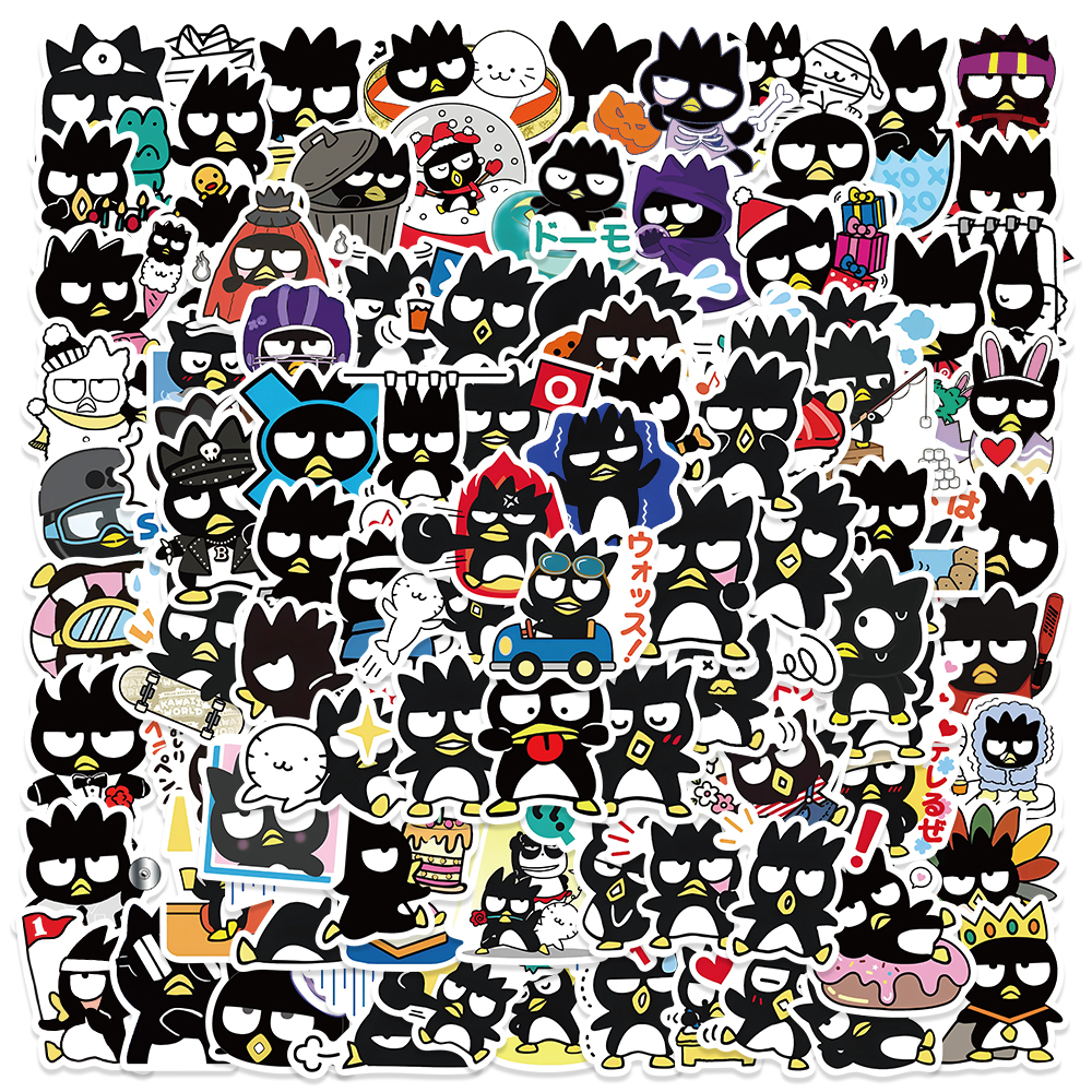 Nhãn Dán Trang Trí Hành Lý / Xe Hơi / Laptop / Điện Thoại Họa Tiết Hoạt Hình Sanrio BADTZ MARU Chống Thấm Nước