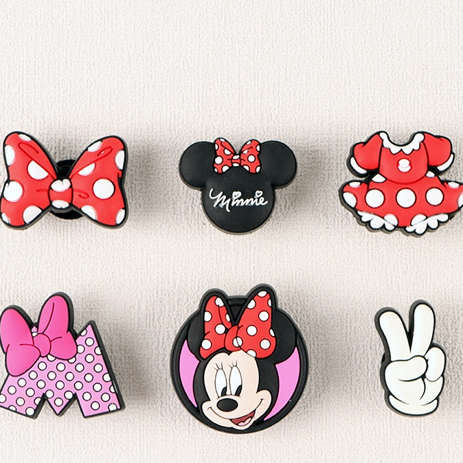 Crocs Mới Năm 2023 jibbitz / Shore CharmS / Mickey Minnie Collection / jibbitz Set / Crocs jibbitz / Crocs Giá Đỡ