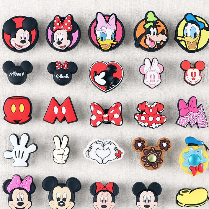 Crocs Mới Năm 2023 jibbitz / Shore CharmS / Mickey Minnie Collection / jibbitz Set / Crocs jibbitz / Crocs Giá Đỡ