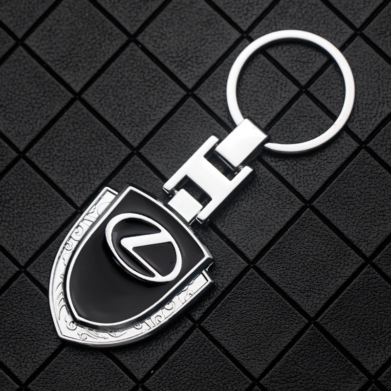 Móc Khóa Logo 3D Bằng Hợp Kim Cho Lexus GX460 CT200h ES Fsport GS GX IS LS LX NX RX UX CT Ect
