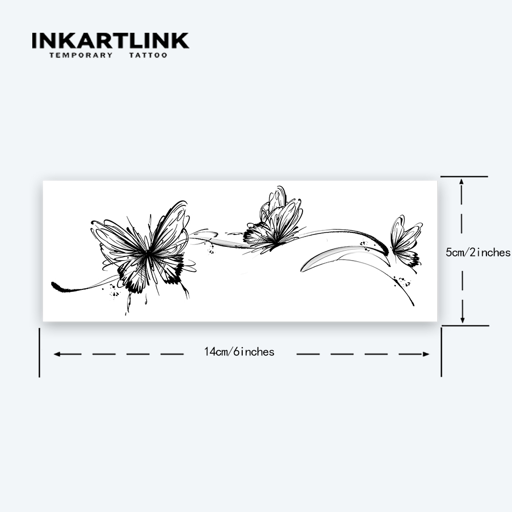 Miếng dán hình xăm tạm thời INKARTLINK MAGIC TATTOO chống thấm nước lâu trôi lên đến 2 tuần